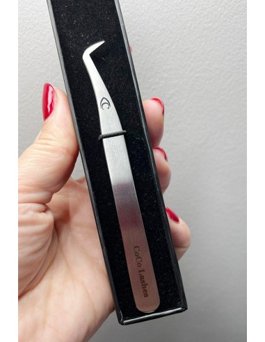 Pęseta do rzęs CoCo Slim Volume - Golden Beauty Lashes