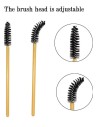 Złote szczoteczki do rzęs (50 szt.) - Golden Beauty Lashes