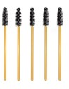 Złote szczoteczki do rzęs (50 szt.) - Golden Beauty Lashes
