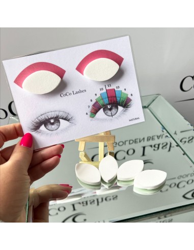 Reusable Eyelash Practice Card