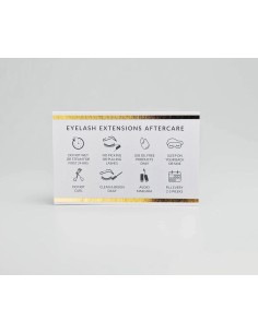 Small Eyelash Extension Aftercare Leaflets 20 pcs