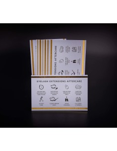 Small Eyelash Extension Aftercare Leaflets 20 pcs