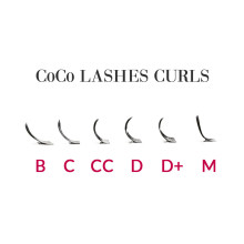 Rzęsy CoCo by Weronika Szulc 0.07  - Golden Beauty  Lashes London