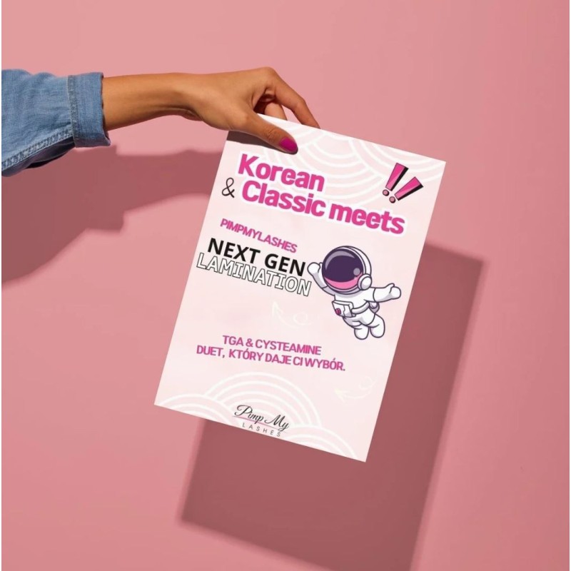 NEXT GEN Lash & Brow Lamination Sachet Kit with Leaflet (PL language) – Korean & Classic meets Pimp My Lashes