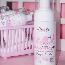 Super Hero Pro Foaming Shampoo 150 ml – Pimp My Lashes (pH 7.5)