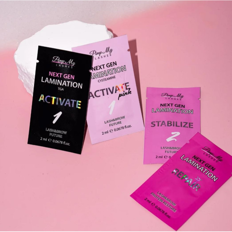 2ml step 1 activate CYSTEAMINE PINK