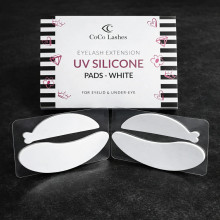 White Silicone Double Eye Patches (Upper & Lower Lid)