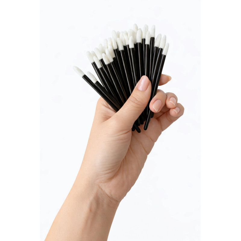 Aplikatory welurowe do rzęs (50 szt.) - Golden Beauty Lashes