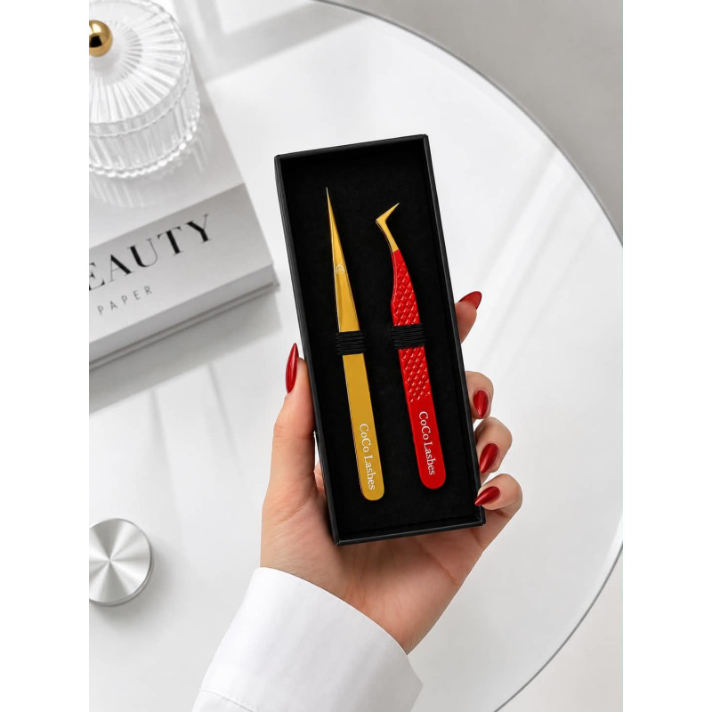 Lash Tweezers Set No. 1