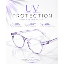 UV/Led Purple Glasses