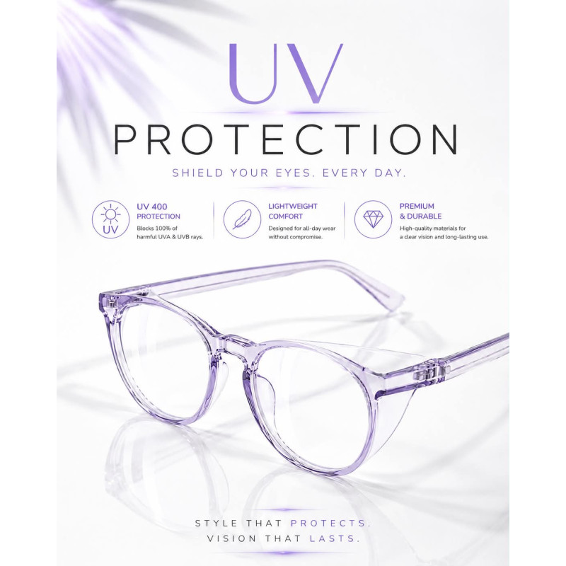 UV/Led Purple Glasses