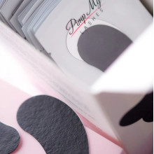 Black UV Hydrogel Eye Pads Pimp My Lashes 10 pcs