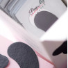 Black UV Hydrogel Eye Pads Pimp My Lashes 10 pcs