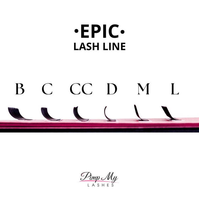 0,07 EPIC LASH LINE Black Matt Pimp My Lashes
