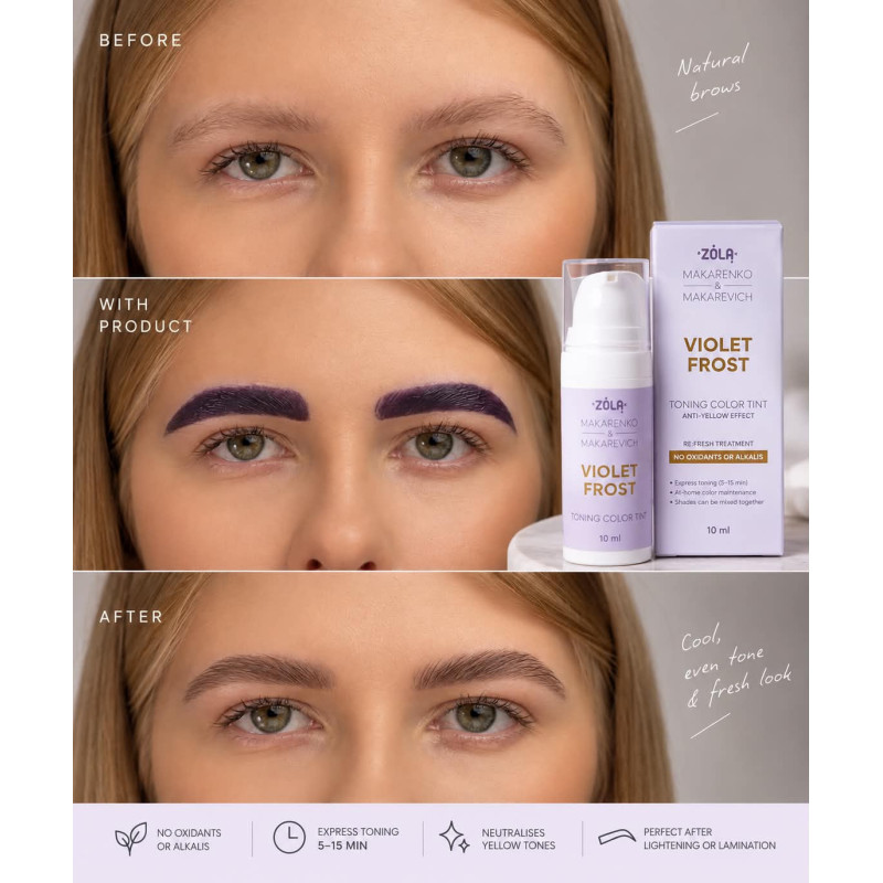 ZOLA Violet Frost Toning Color Tint 10 ml