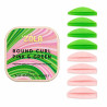 ZOLA ROUND CURL PINK & GREEN SHIELDS
