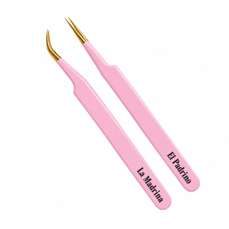 Pimp My Lashes El Padrino & La Madrina - Tweezer Set
